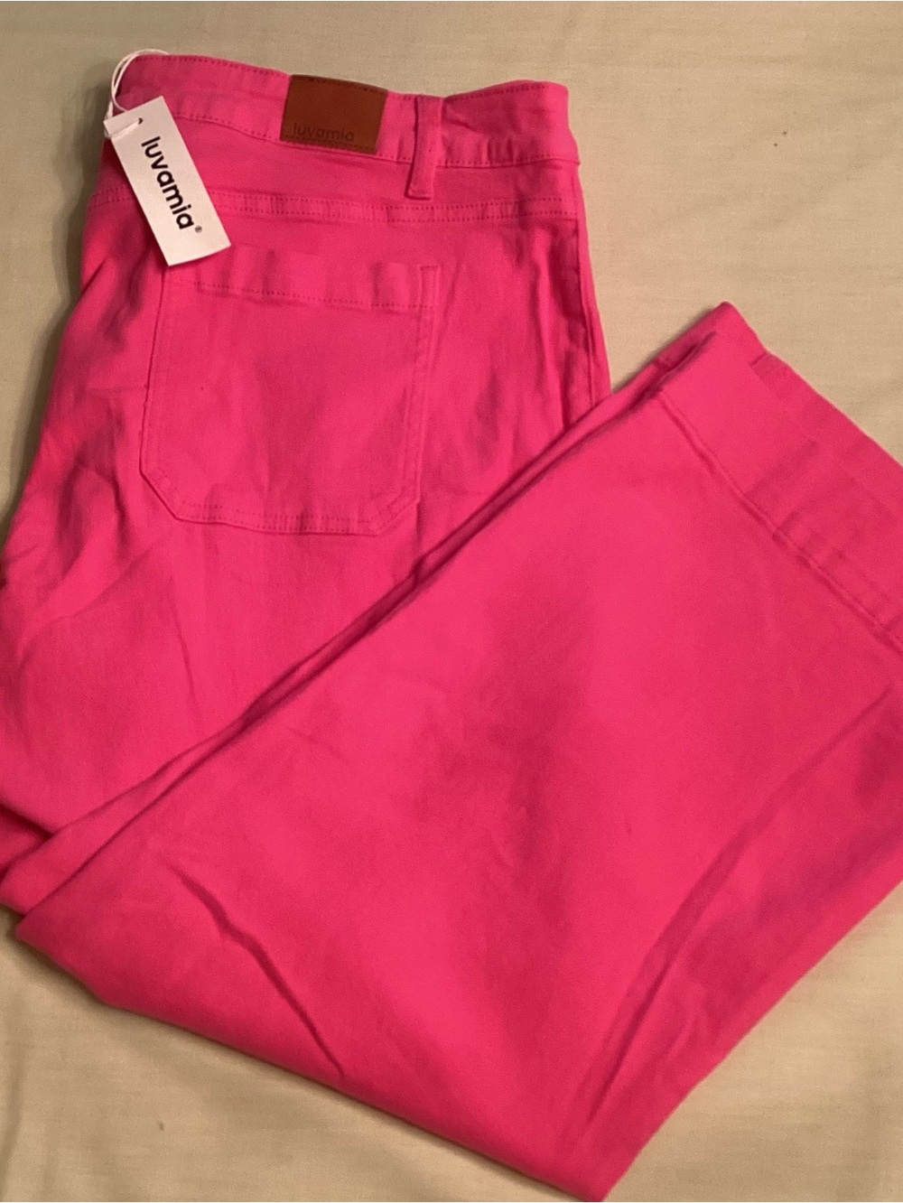Luvamia NWT Ladies Pink Denim Jeans Size 2XL
